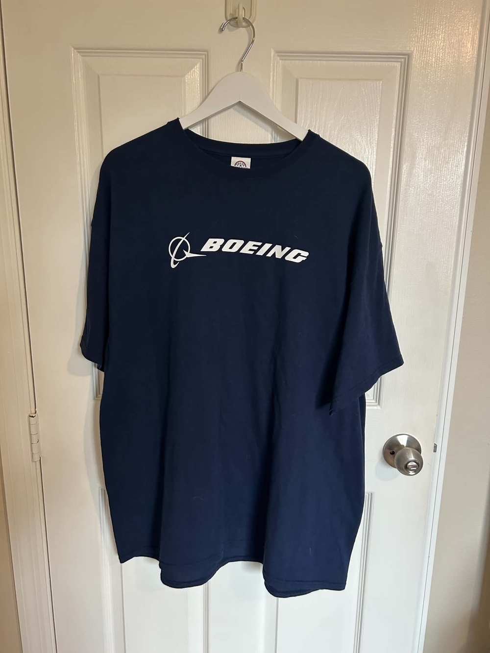 Delta Navy Short Sleeve Boeing Logo Tee
